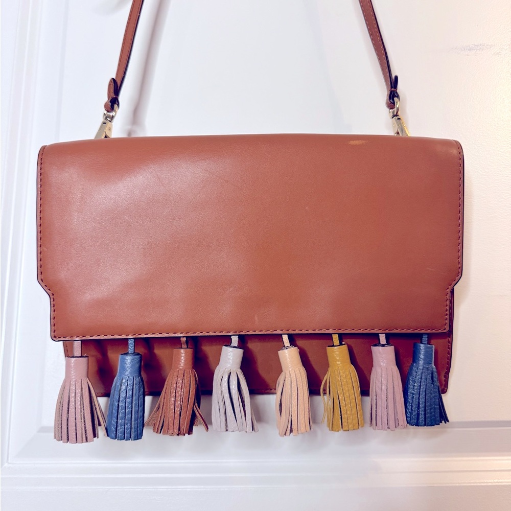 Rebecca Minkoff Tassel Envelope Clutch